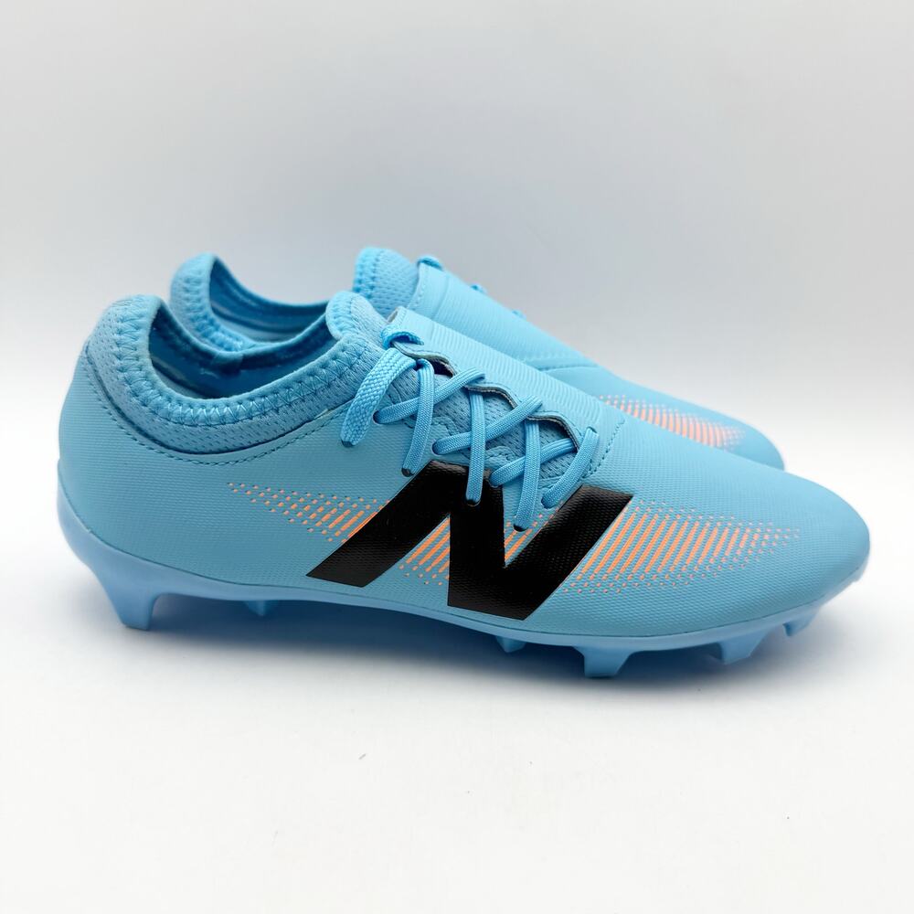 New Balance Mens Furon Dispatch FG V7+ Soccer Cleats Size 5.5 EU 38 Blue EUC